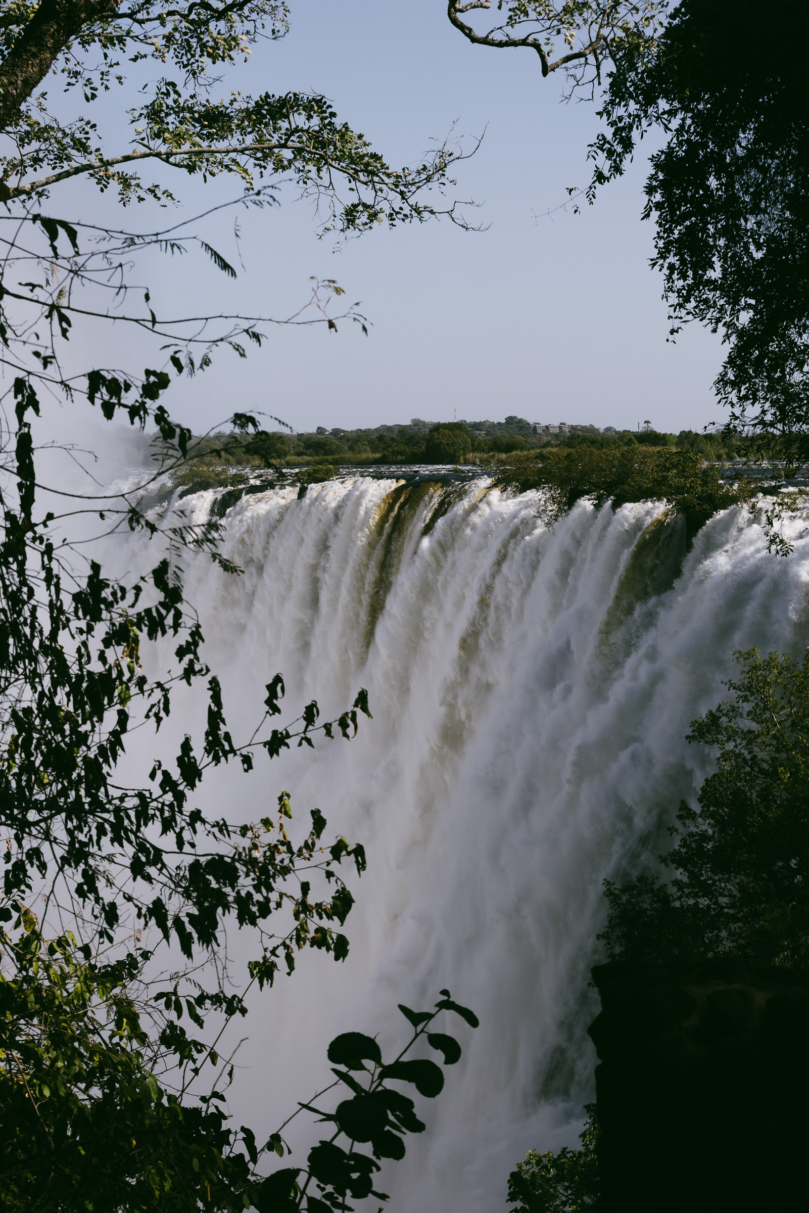 Victoria Falls — wide view of the cascade